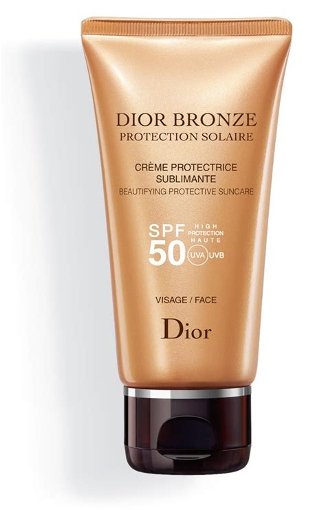 dior bronze crème protectrice sublimante visage spf 50|dior bronze spf 30.